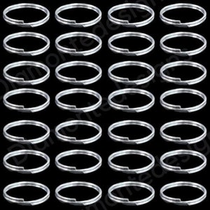 14mm Silver Plated Large Split Rings Jewellery Craft Findings Beading