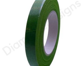 LIGHT GREEN Florist Stem Tape - Wire Floral Work - Buttonholes Craft Floristry UK