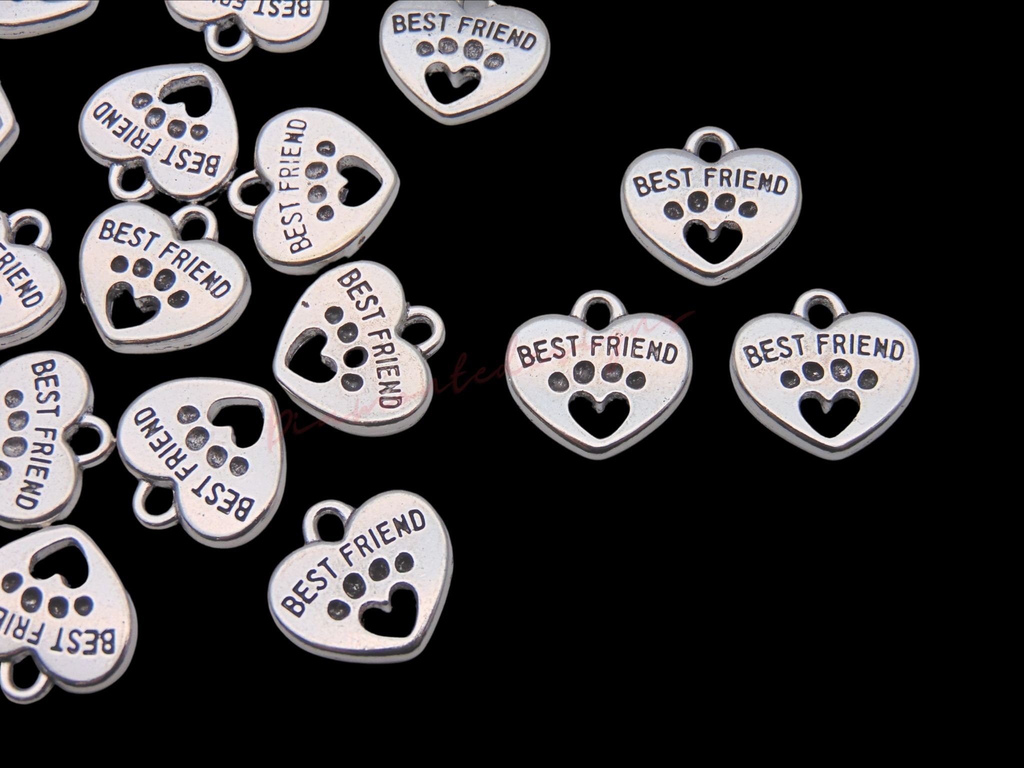 Everbling Dog Puppy Paw Print Pet 925 Sterling Silver Bead Fits European Charm Bracelet 