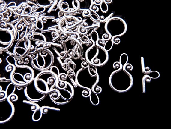 10x Tibetan Silver Toggle Clasps 20mm X 12mm | Jewelry Making Findings K89