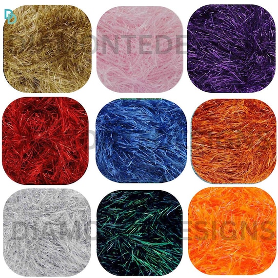 Laine King Cole Tinsel Gros Fil – Bille 50g – Scintillante – Toutes Couleurs