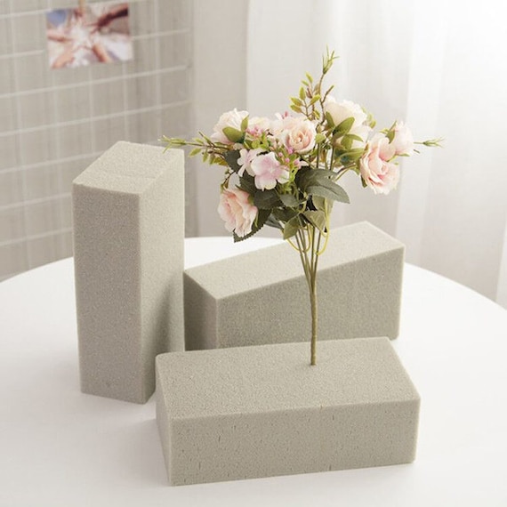 6 Mattoni Di Schiuma Per Fiori Freschi, Blocchi Rettangolari In Spugna Per Composizioni Floreali, 23x11x7,5 Cm