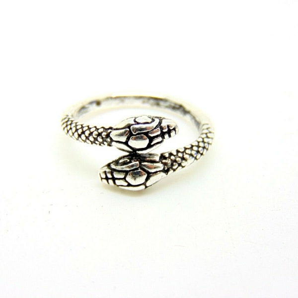 NEW - Gothic Punk Retro Silver Twisty Snake Finger Ring Serpent Ring GIFT - P181