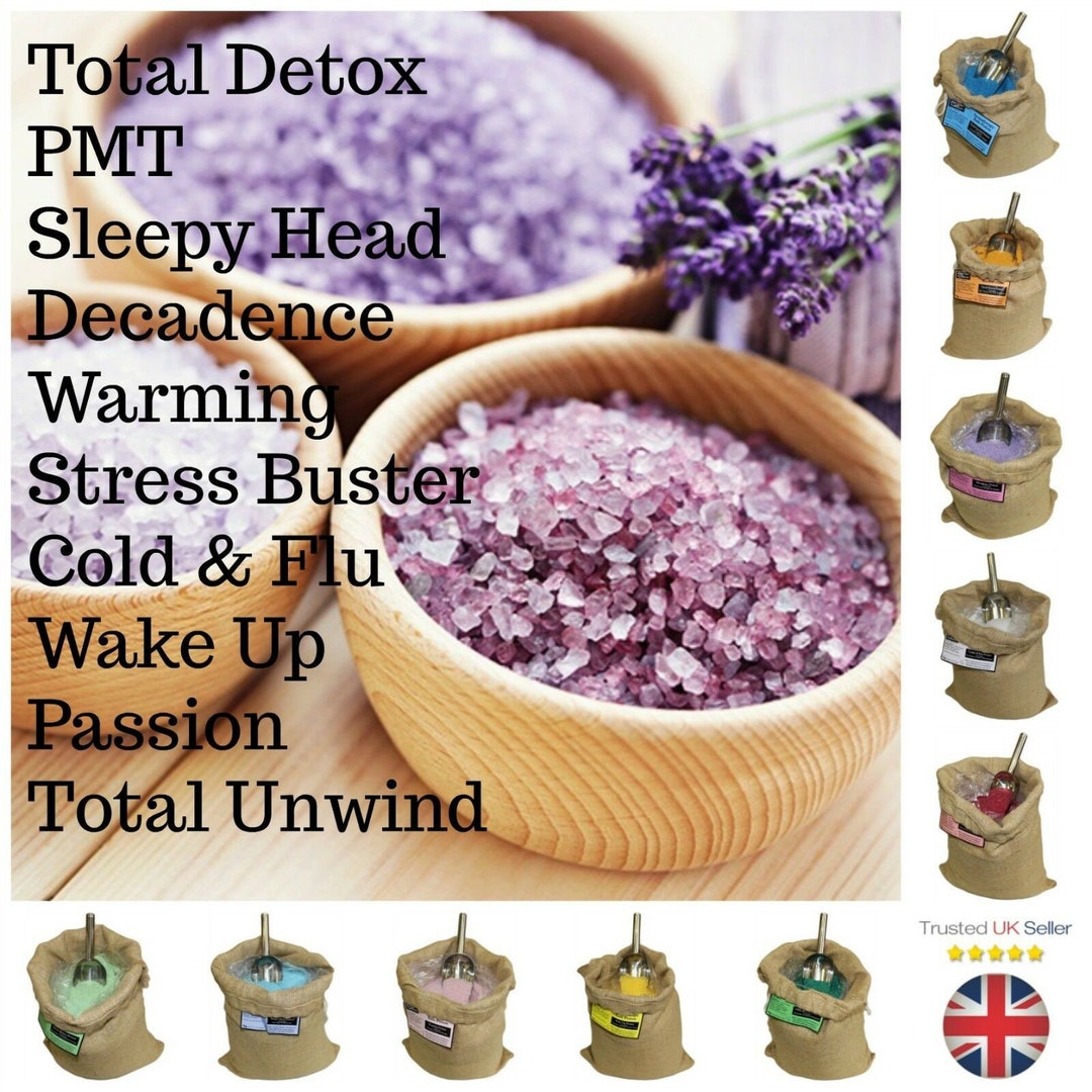 50g Scented Bath Sea Salts Home Aromatherapy Self Care Etsy