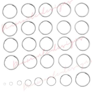 5mm Silver Plated Open Jump ring Jewellery Craft Findings Beads Jewellery UK