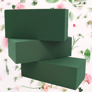 Ladrillos de espuma húmeda con flores frescas - Bodas florales, funerales, arreglos florales Oasis Florex, arreglos florales DIY, exhibiciones florales en el Reino Unido