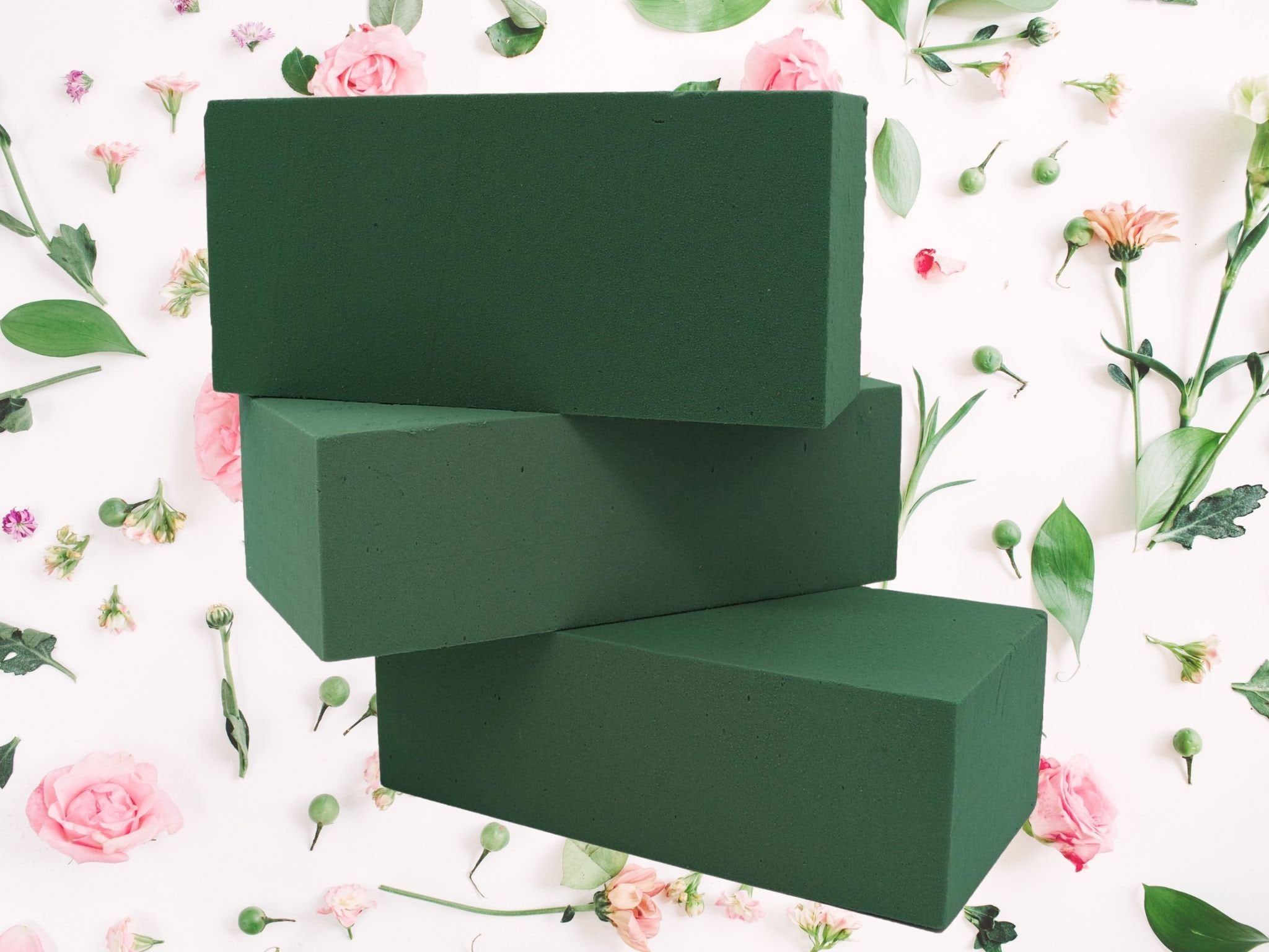 Green Artificial Foam Block, Flower Holder Green