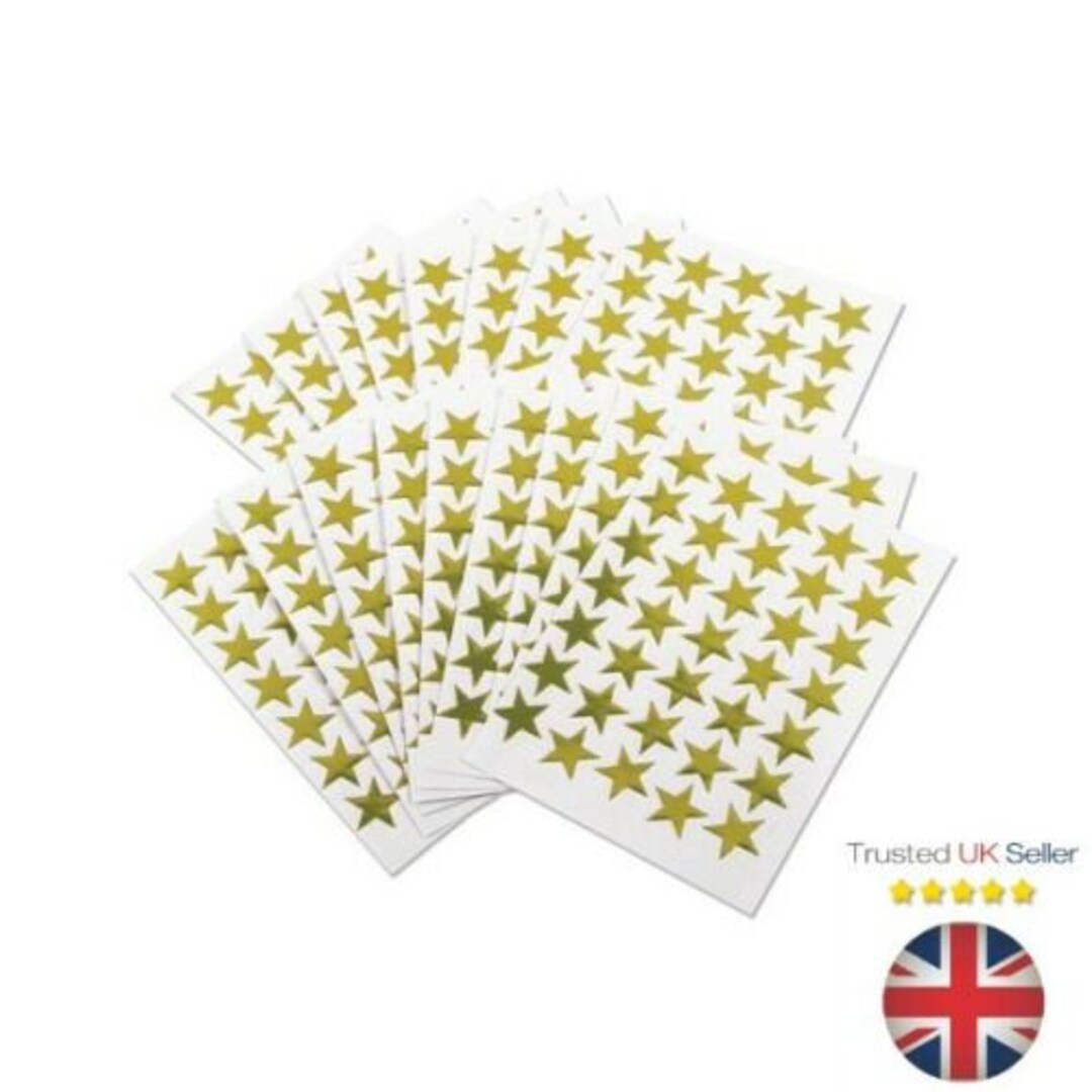 10pcs Encouragement Reward Stickers For Primary School Students, Featuring Gold  Stars And Embossed Five-pointed Stars