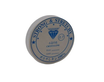 1 rollo 0.7mm fuerte &stretchy cristal claro elástico hilo de cuentas stretch UK