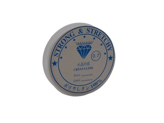 1 Roll 0.7mm Strong & Stretchy Clear Crystal Elastic Thread Beading Stretch UK