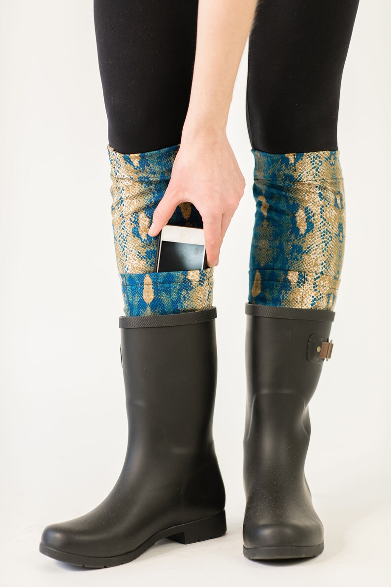 Boot Pocket Liners Turquoise Handmade Boot Liners With Etsy