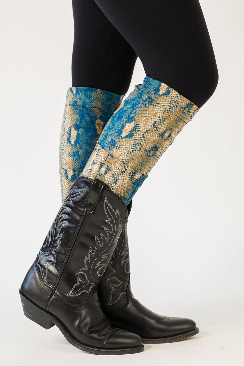 Boot Pocket Liners Turquoise Handmade Boot Liners With Etsy