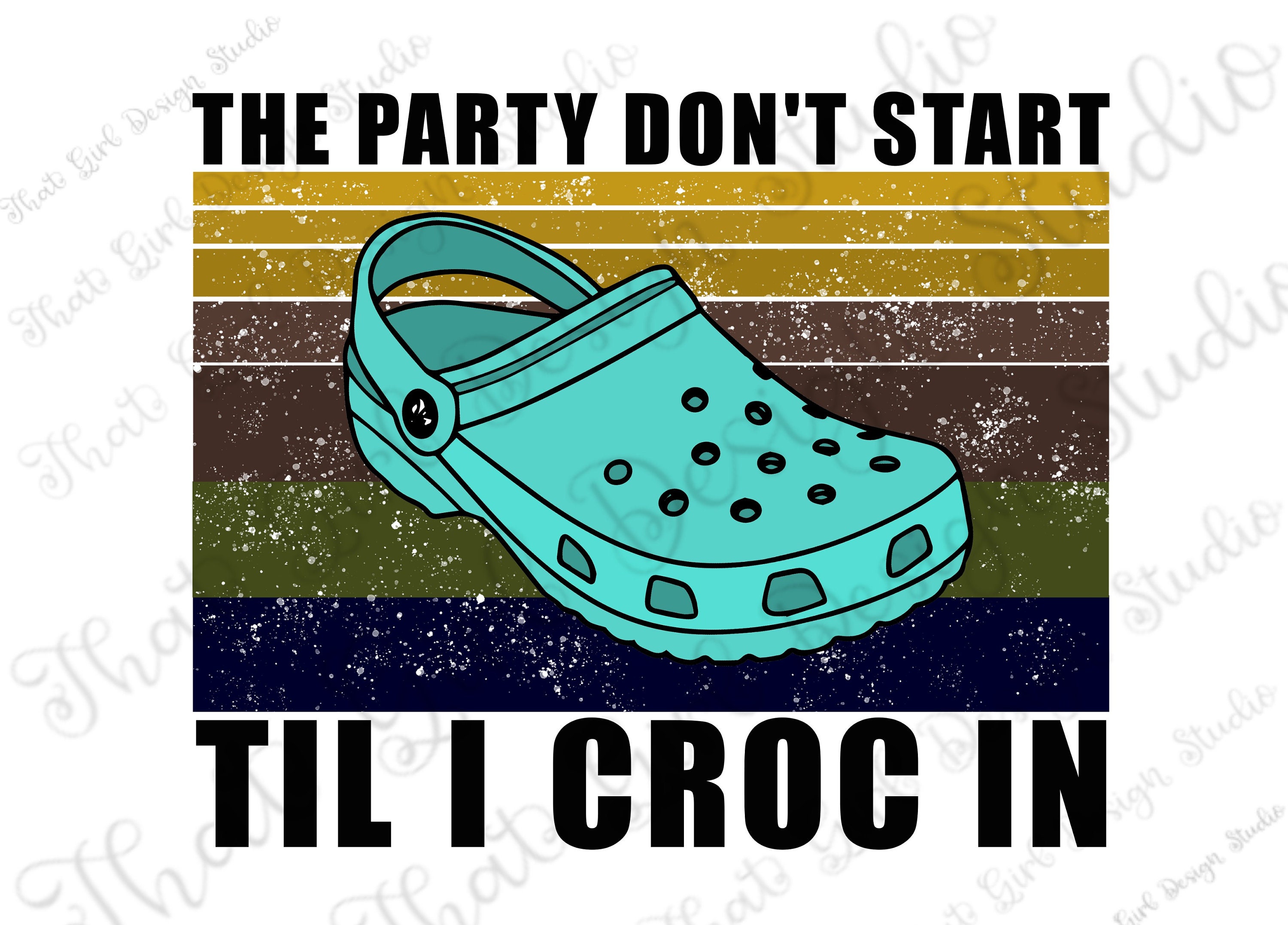 Croc Illustration - Etsy