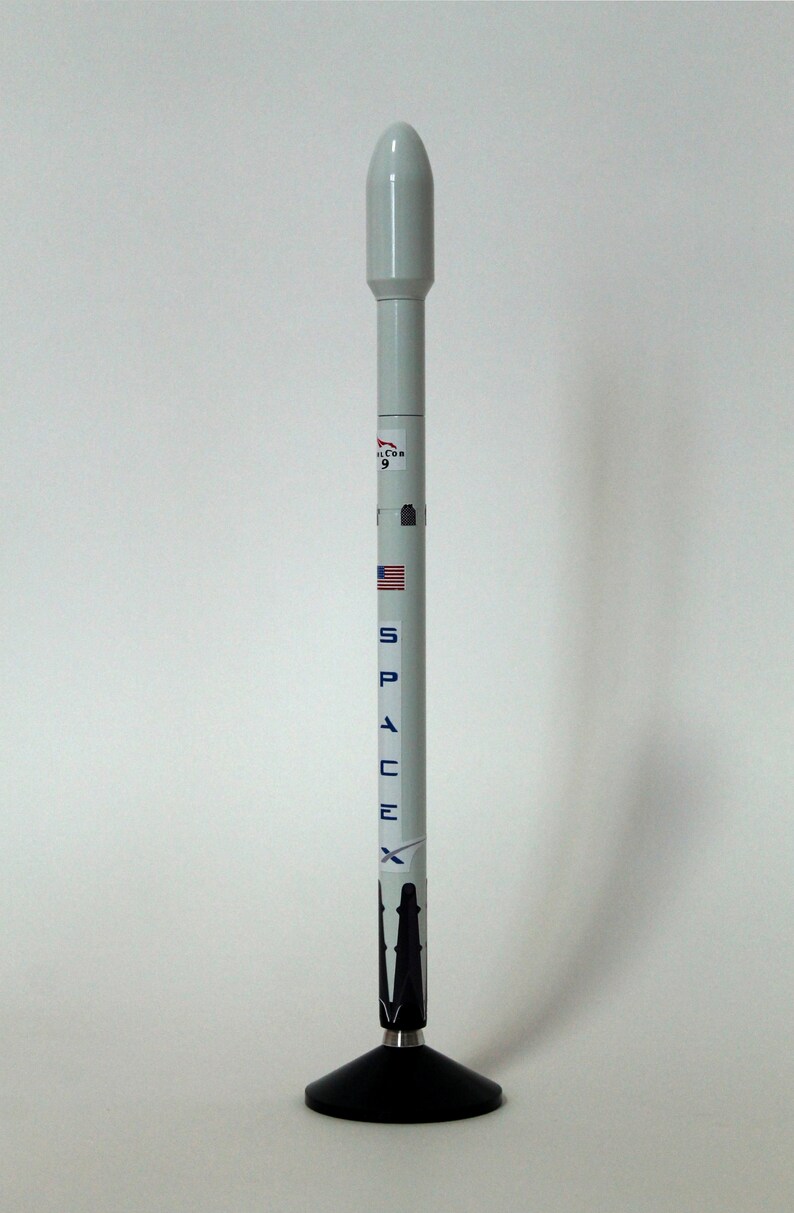 Falcon 9 Interior Design Falcon rocket SpaceX,Office decor,Mars Elon Musk Space Art scale 1300 Unique Gift