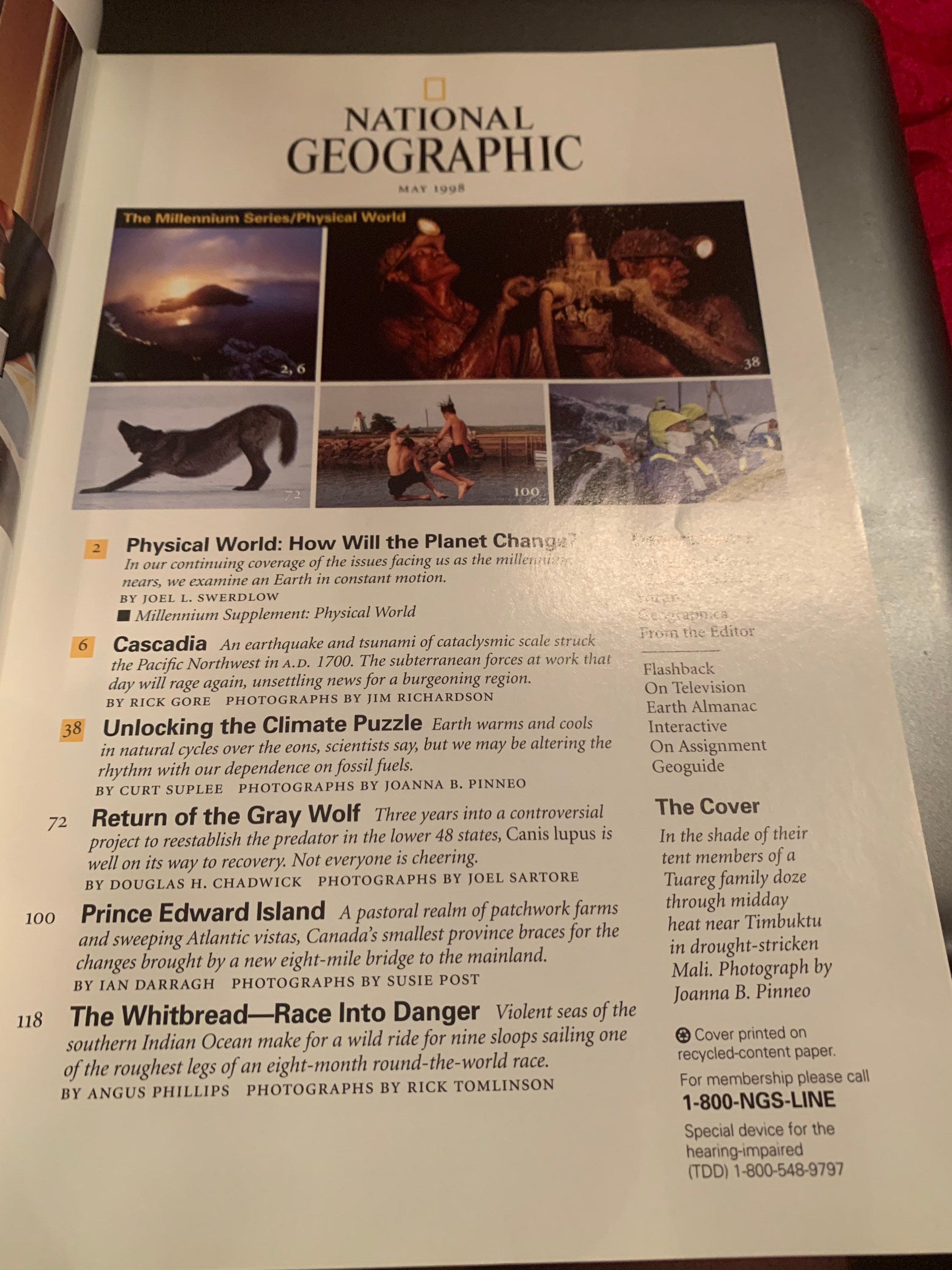 May 1998 National Geographic Magazine - Etsy