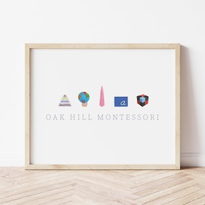 Montessori Classroom Wall Art, Children's House, DIGITAL DOWNLOAD