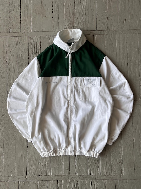 Vintage Bentley Racing Team Jacket White Green Size M Etsy UK