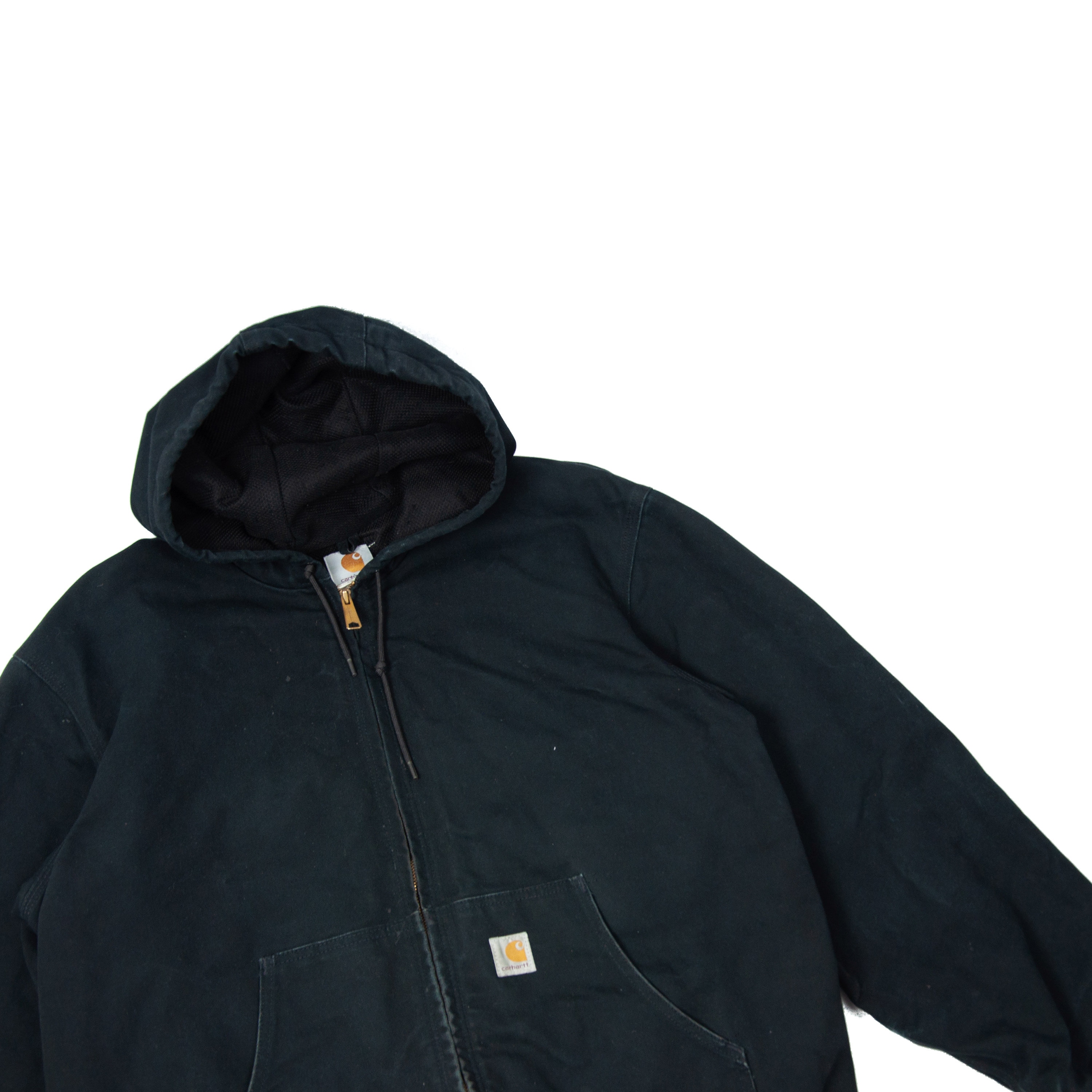 Vintage Carhartt Black Active Jacket Large Etsy