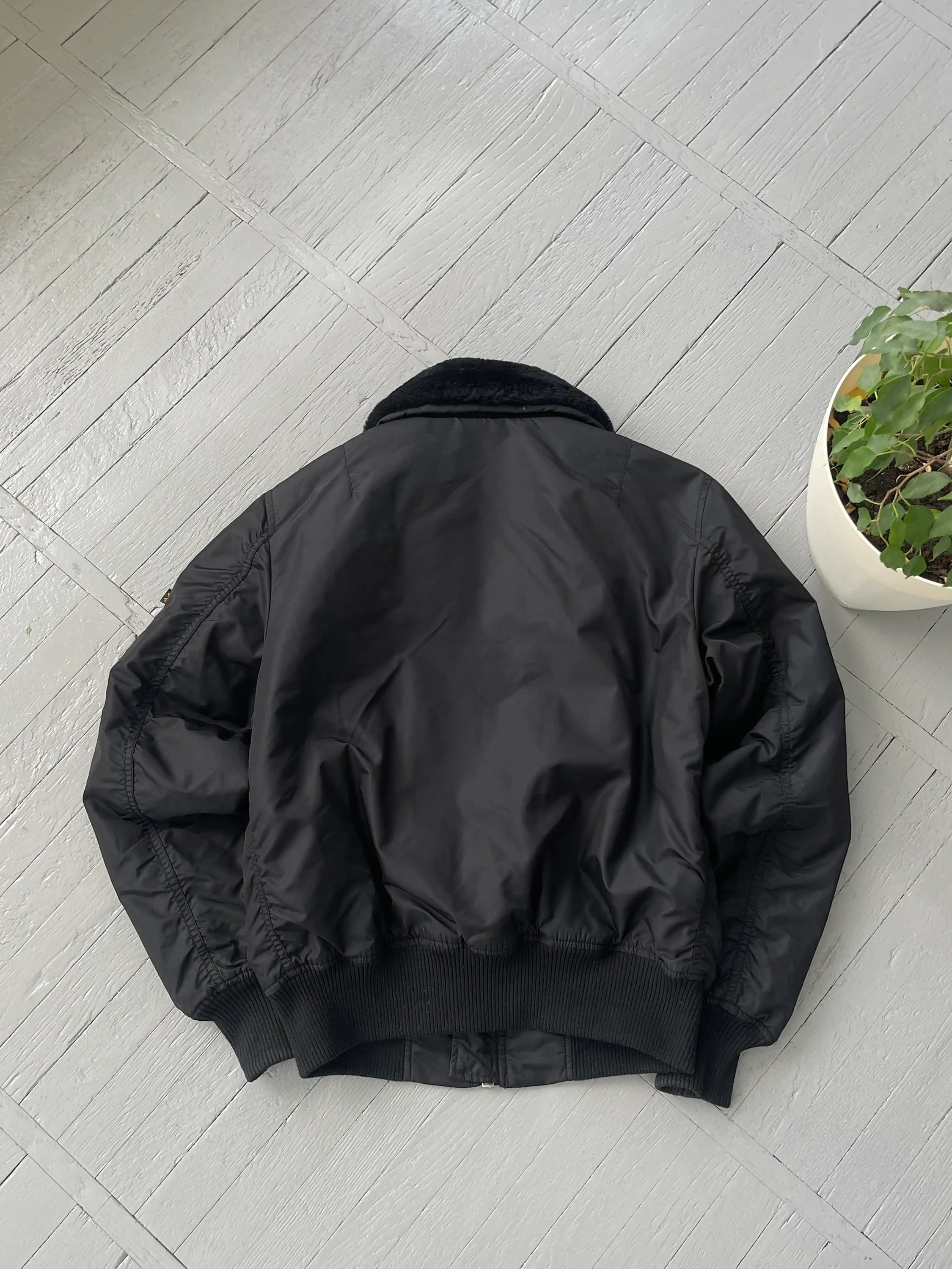 Jacket Black Alpha MA2 Industries Bomber M Etsy Size Flight Ireland - Vintage