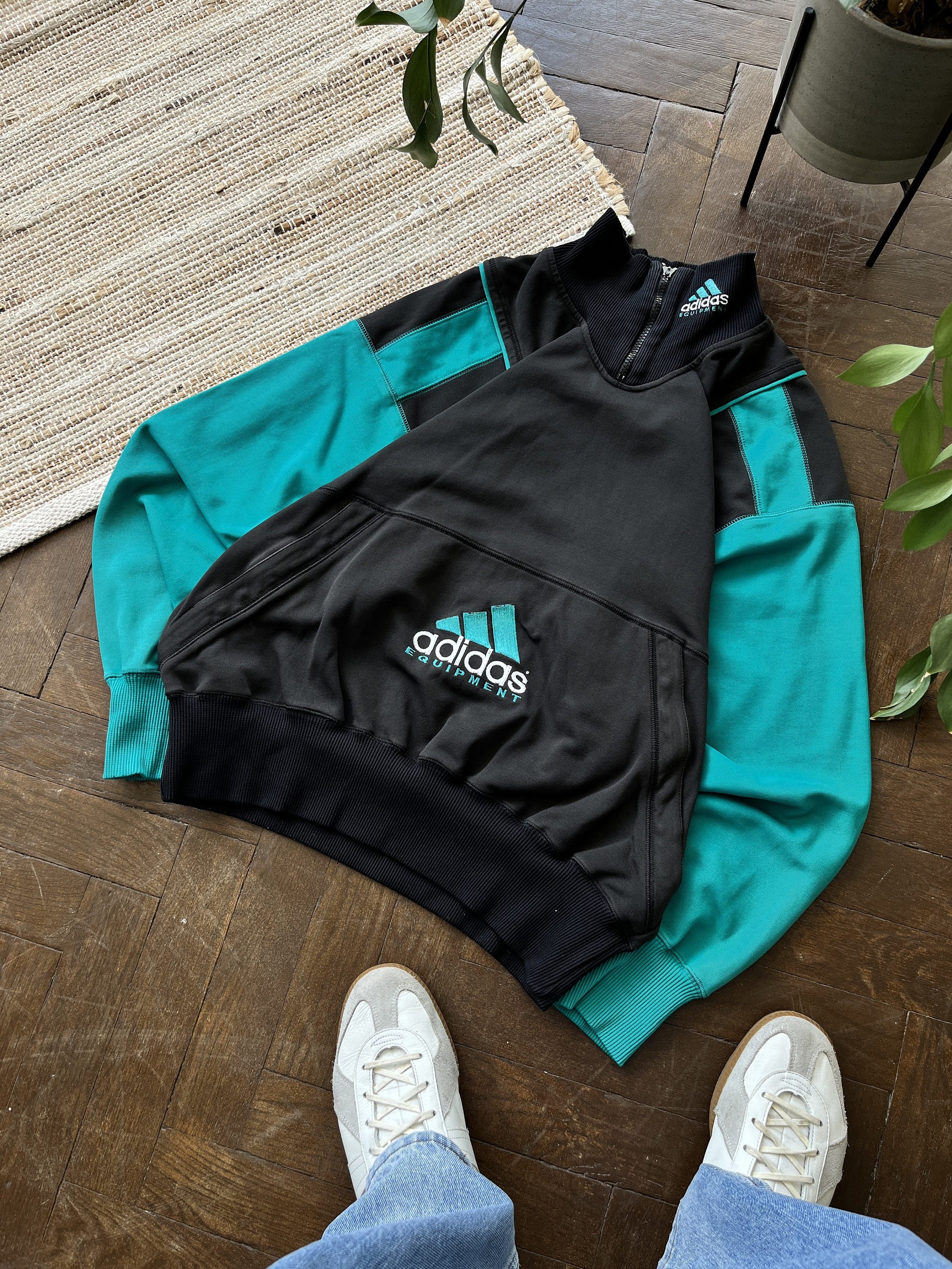 adidas equipment 1 4 zip sweatshirt
