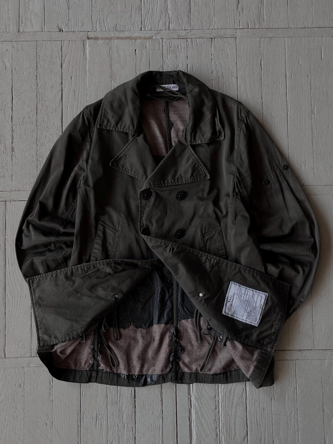 stone island raso gommato フック モッズコート - メルカリ