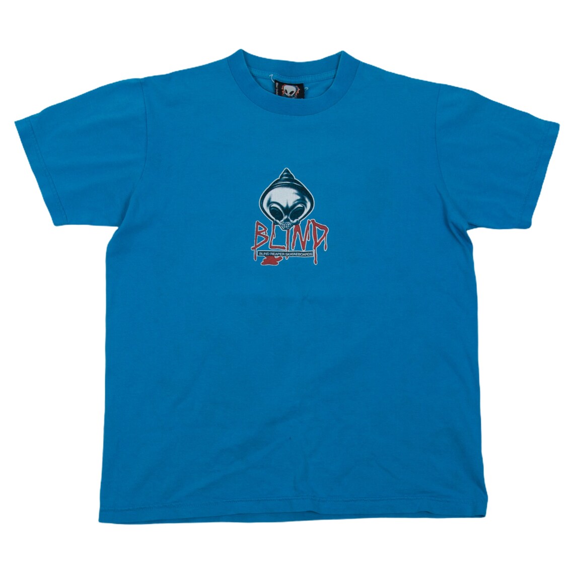 Vintage Blind Skateboards Graphic Logo Blue Tee Shirt XS Etsy