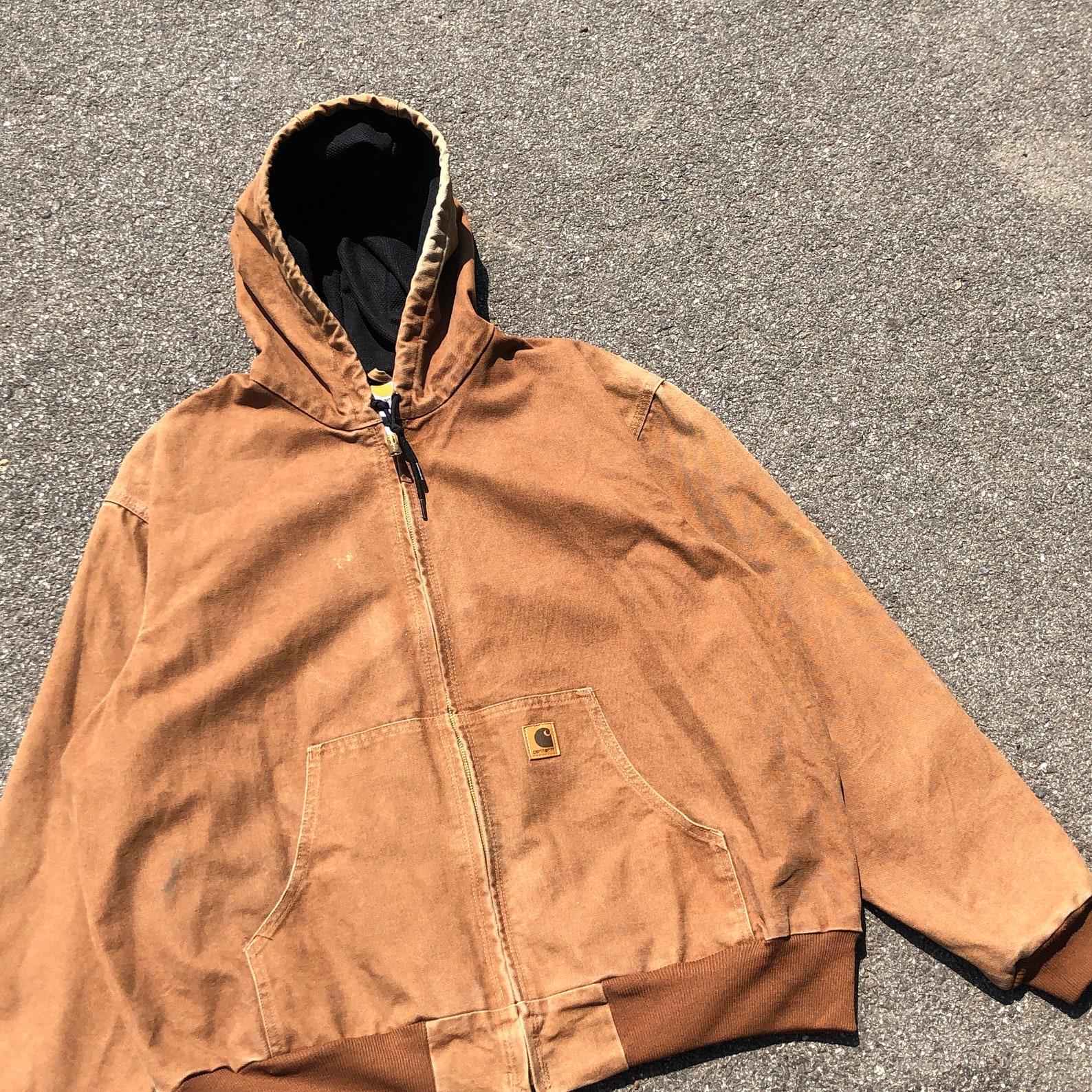 Vintage Carhartt Active Jacket Brown XXL Etsy