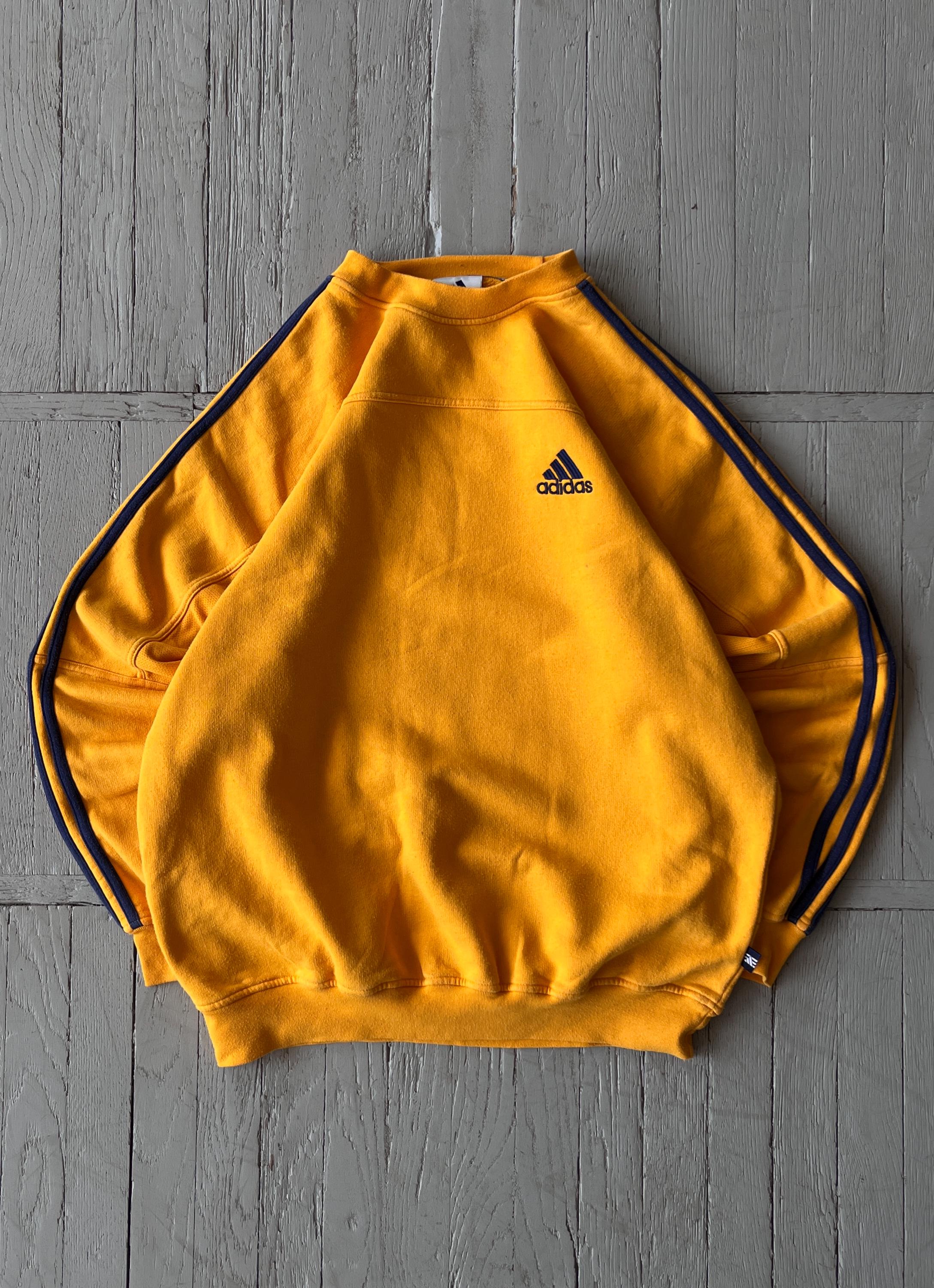 Mustard yellow adidas sweatshirt hot sale