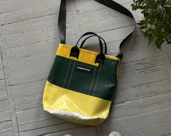 Freitag Recycled Seria g6.1 Messenger Crossbody Tote Bag Yellow Green One  Size