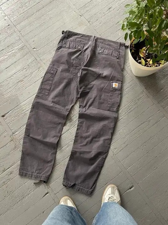 grey carhartt cargos