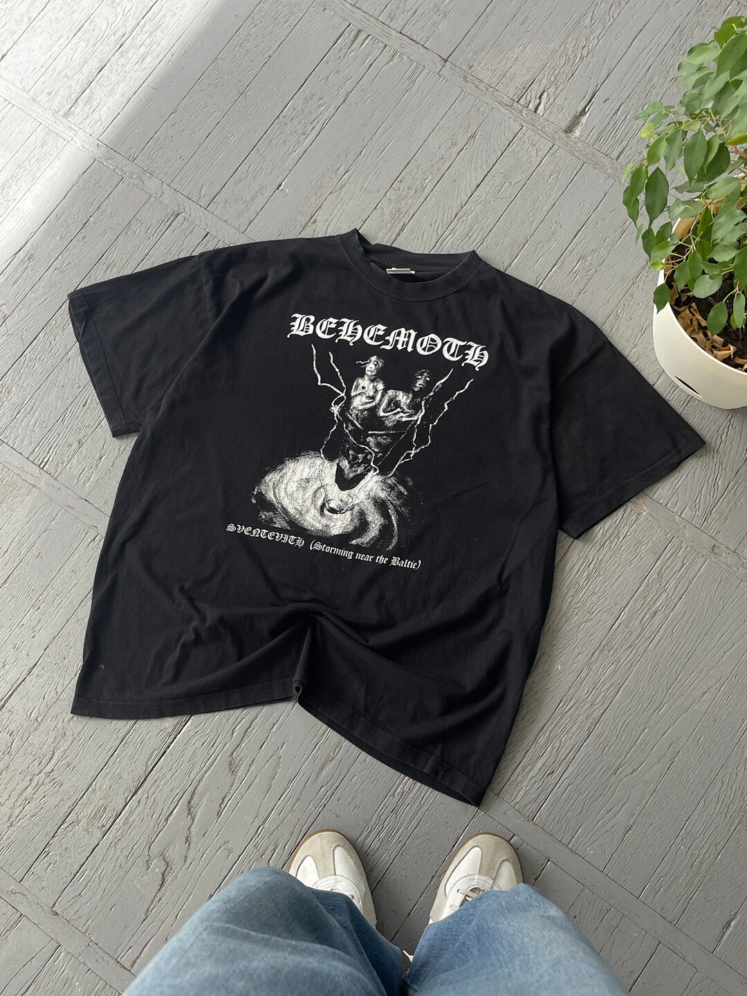 Vintage Behemoth Metal Band Tee Shirt Black Size L Large Etsy Canada