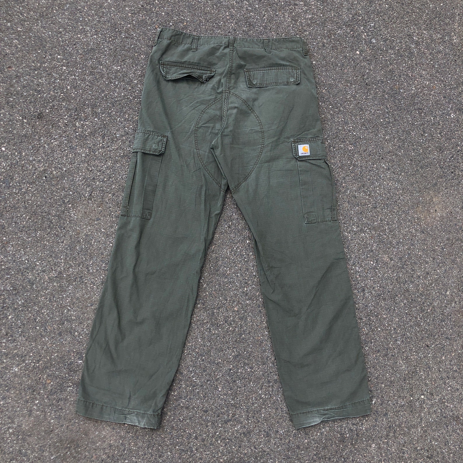 carhartt cargo pants green