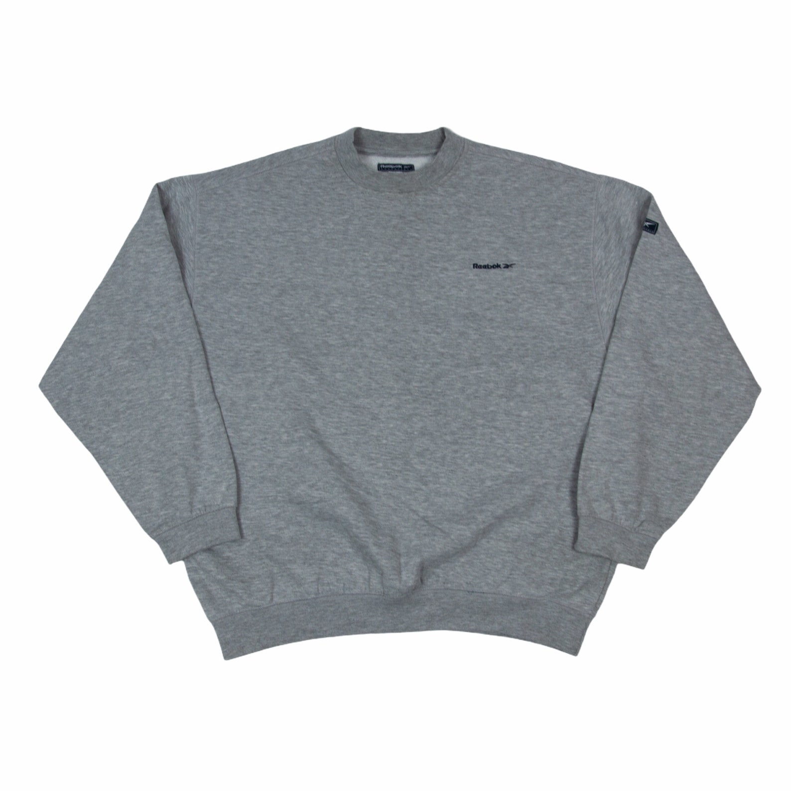 Vintage Reebok Oversized Crewneck Sweatshirt XL Gray | Etsy