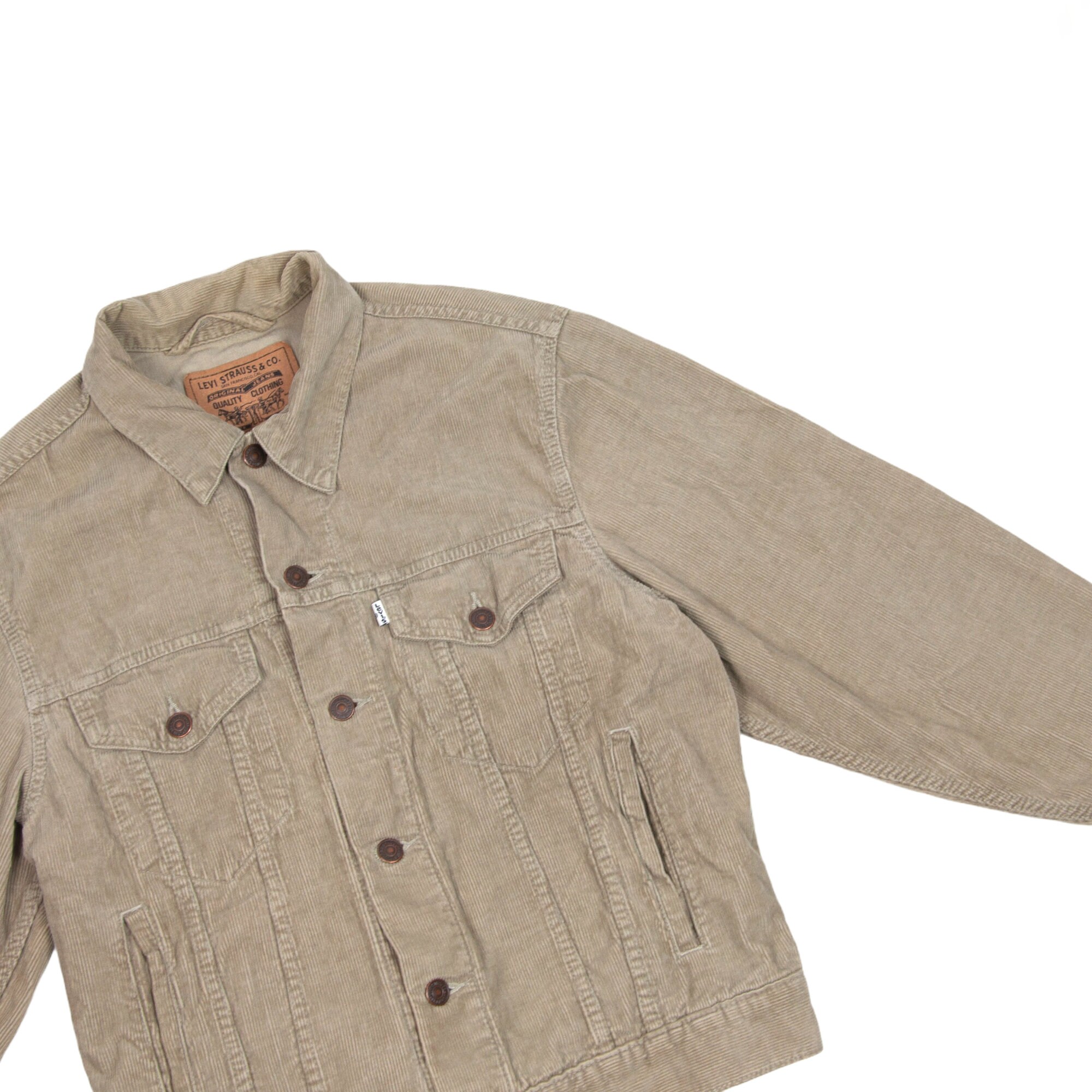 Vintage Levis Corduroy Tracker Jacket Beige Small Velvet | Etsy