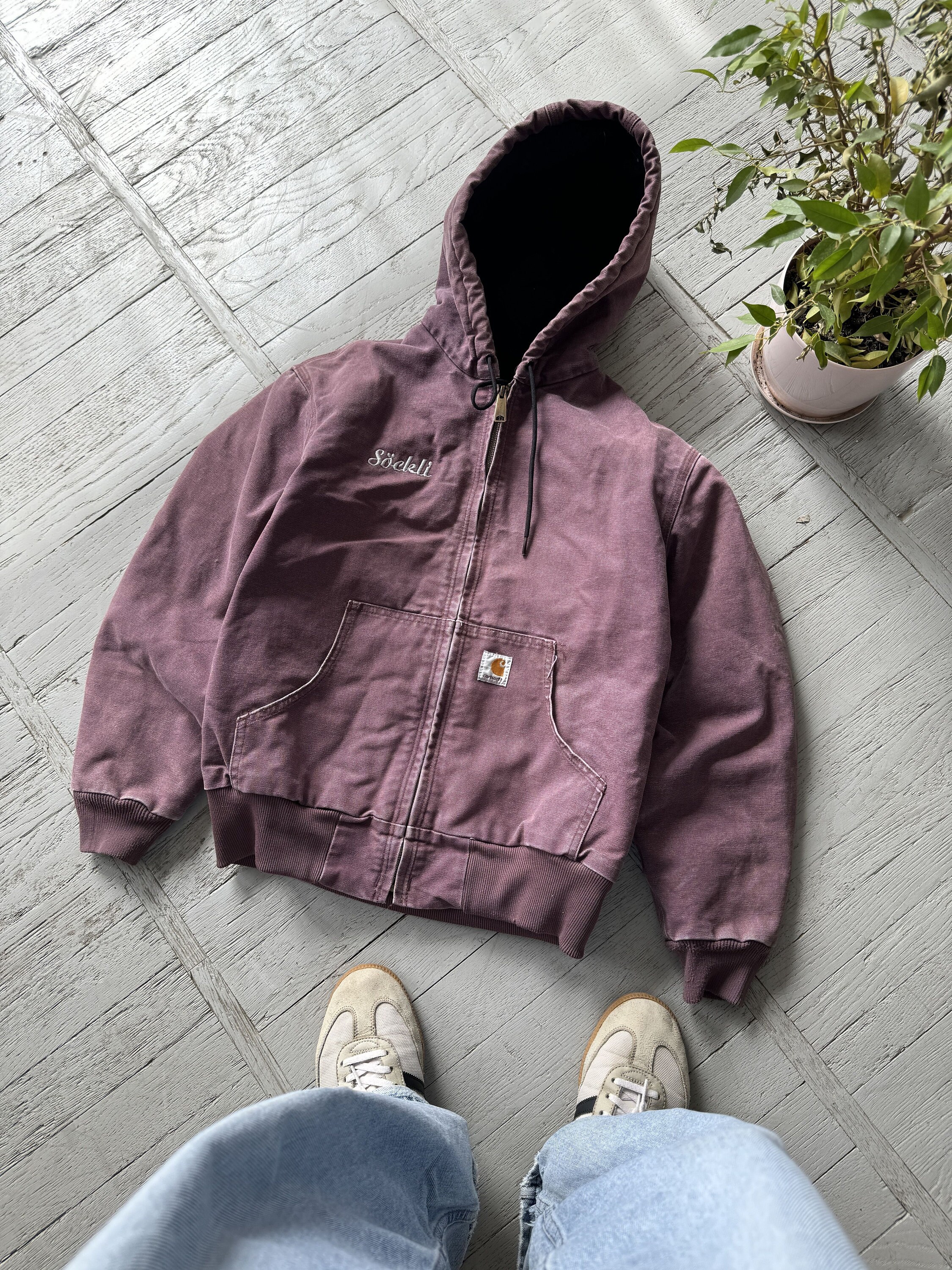 Purple carhartt jacket hotsell