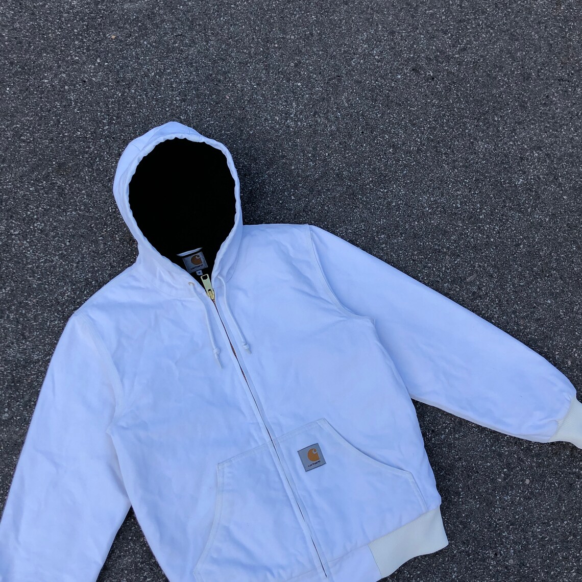 white carhartt jacket