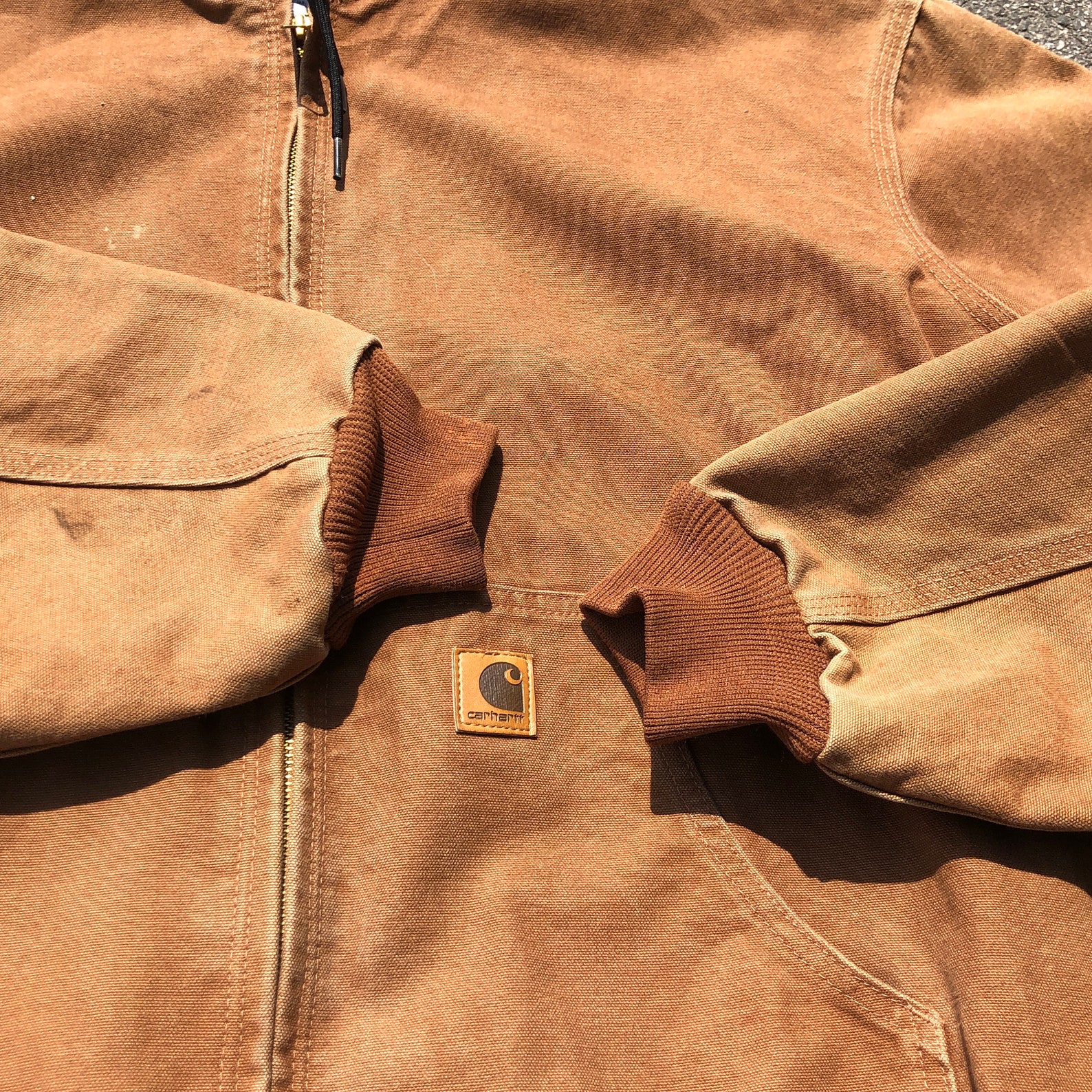 Vintage Carhartt Active Jacket Brown XXL Etsy