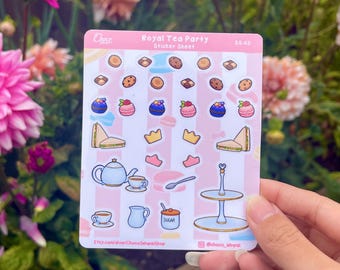 Royal Tea Party Sticker Sheet