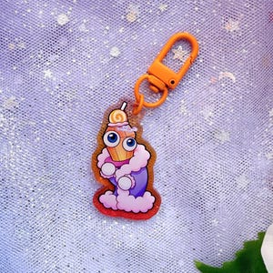 TADC The Amazing Digital Circus Keychains 1.5 inch Colorful Clear Double Sided Acrylic Colorful Clasps Kinger Candy