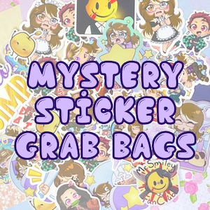 Mystery Sticker Pack/ Grab Bag - Die Cut Stickers (Random)