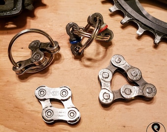 Ensemble de jouets agités | Bricolage silencieux | Chaîne de vélo silencieuse et anti-stress recyclée | AJOUTER | TDAH | Tuteur scolaire pour enfants | Bibelot de bureau