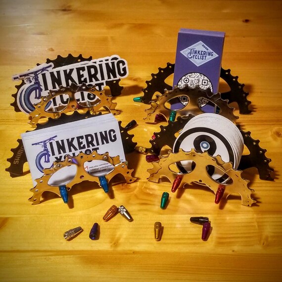 Business Card/ Sticker Holder Bicycle Sprocket Bike Gear Etsy