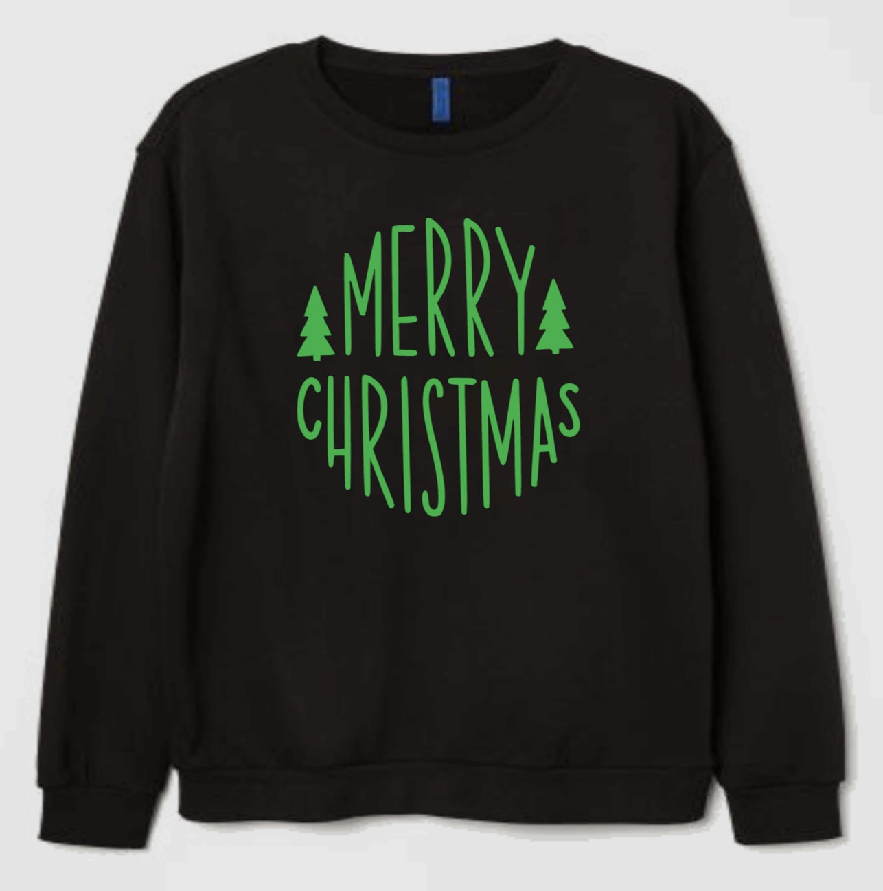 Merry Christmas Sweatshirt Christmas Sweater Christmas Etsy