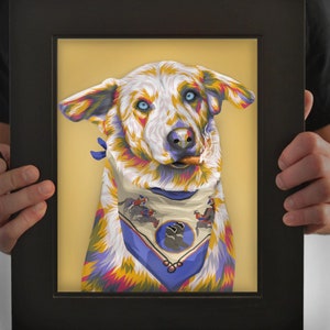 Custom Pet Portraits: Personalized Dog Wall Art Custom Posters and Canvas Prints, Perfect for Gifts image 6