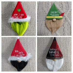 Personalisierte Gnome Weihnachten Ornament, 8 Zoll, custom designed