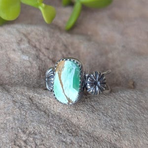 Australian Variscite Sterling Silver Ring