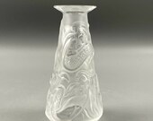 Lalique France 4 Sirene Mermaid Bud Vase Vintage Signed