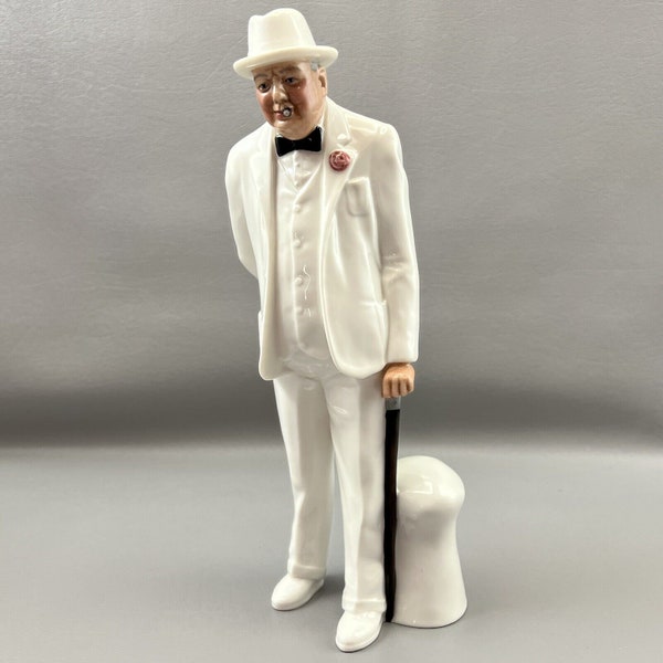 Royal Doulton Sir Winston Churchill HN 3057 10.5” Figurine 1984 Men Of History Series