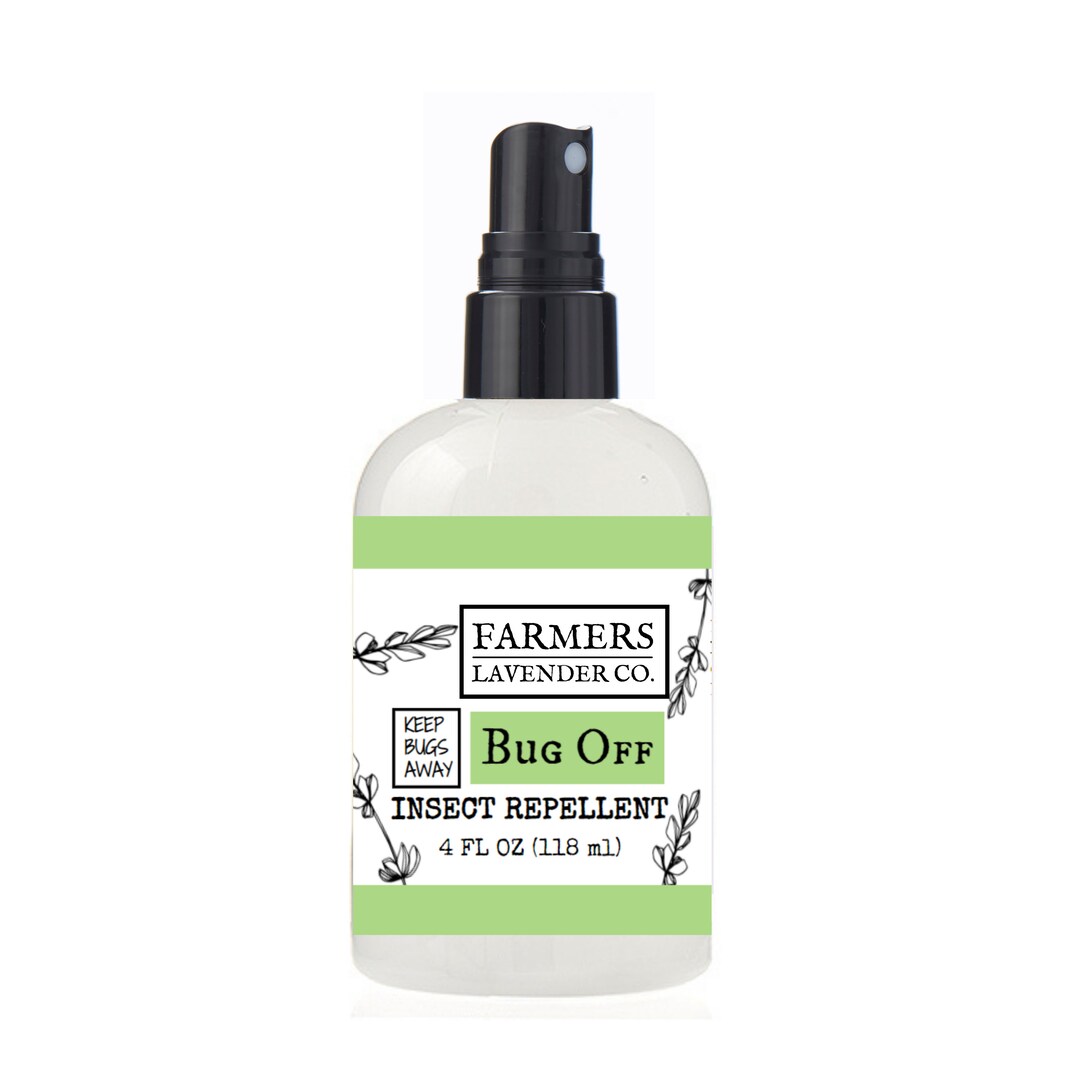 FARMERS Lavender Co. DEET Free Bug Off, Natural Insect Repellent. Made With a Lavender Essential