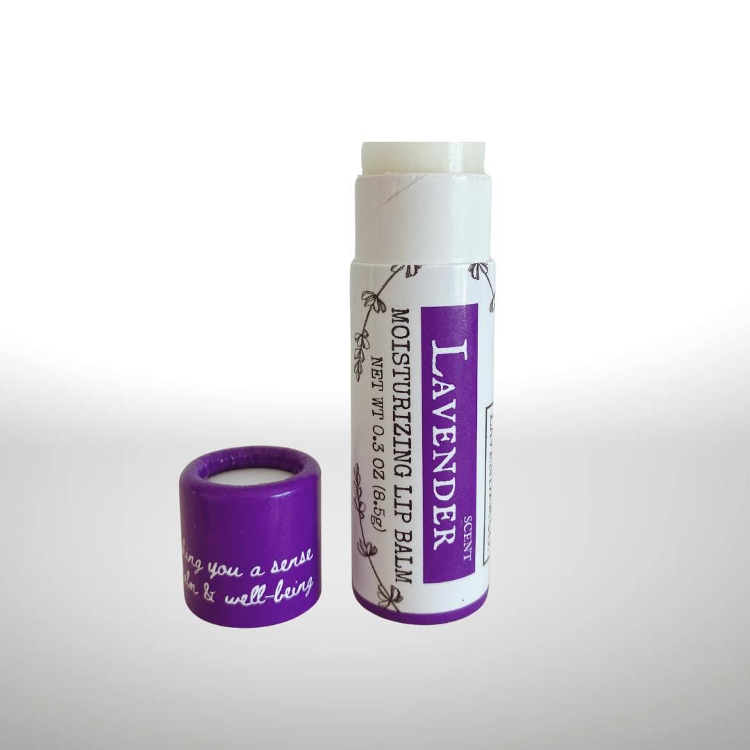 Lavender Lip Balm, Lavender Mint Lip Balm, Lavender Honey Lip Balm